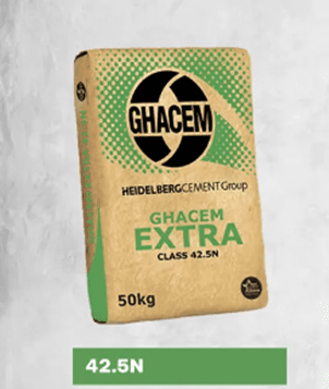 GHACEM 42.5 N Extra - High quality construction material available for delivery across Ghana